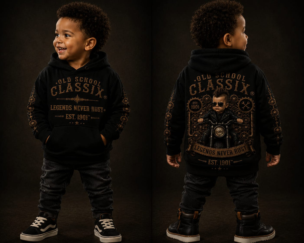 Toddler - Hoodie Biker Boy