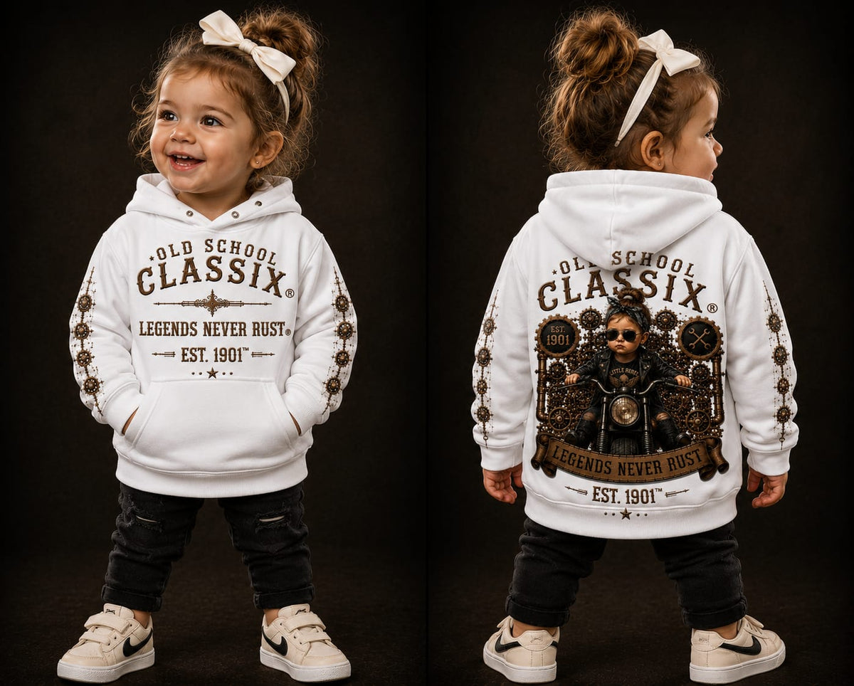 Toddler - Hoodie Biker Girl