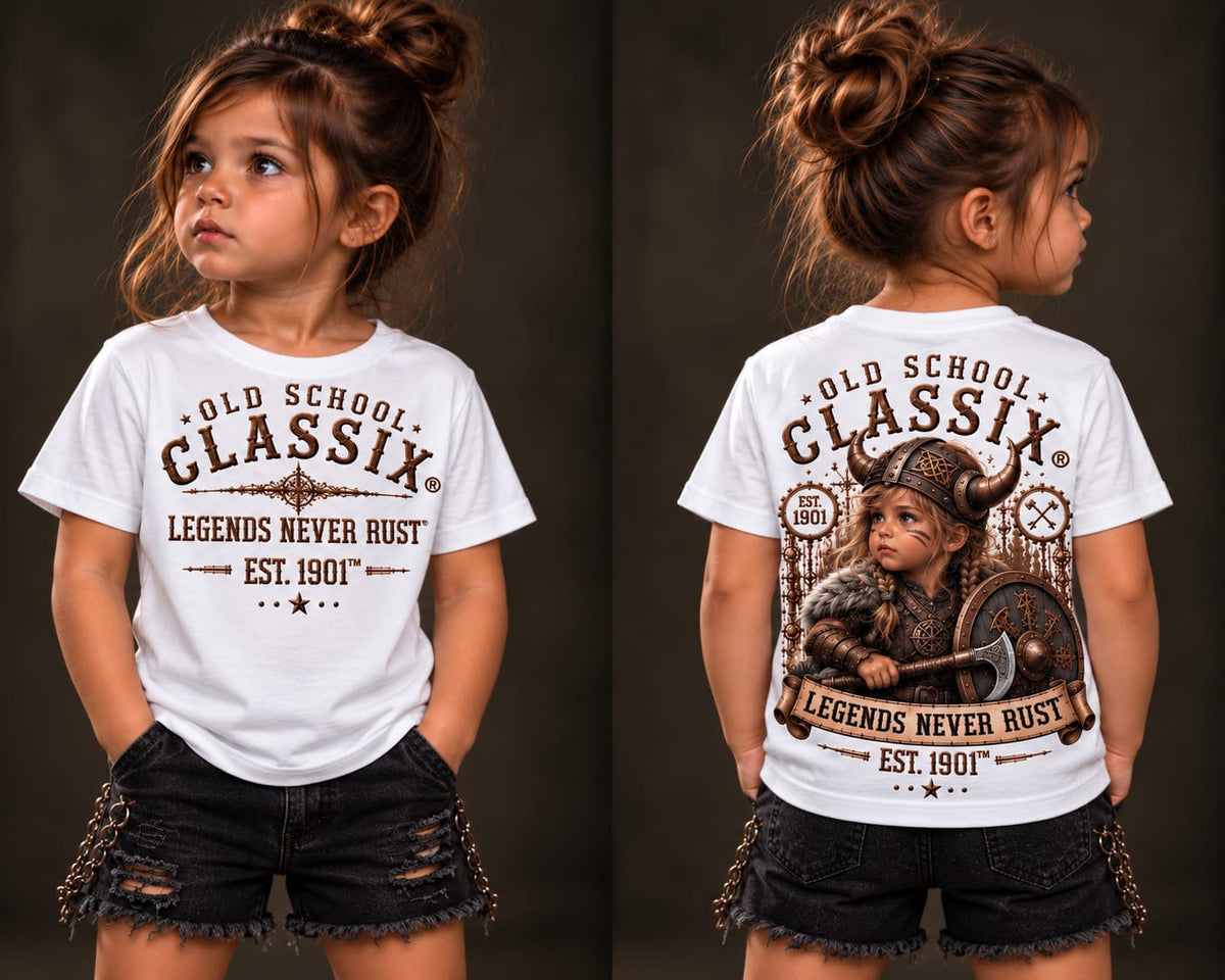 Toddler - Short sleeve T-shirt Viking Girl